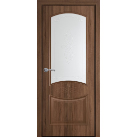 Міжкімнатні двері Рока зі склом Новий Стиль 600х900x2000 мм