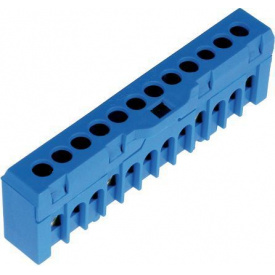 Клемник ETI 003903206 ESC-QBLOK7201 (синий 10/16мм² 12 подключений)