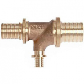 Трійник Rehau Rautitan із зменшеним бічним проходом RX+ 63-25-63 (456286001)