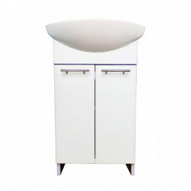 Тумба пластиковая The Mix 2.0 white 2 двери 50 см