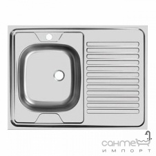 Кухонная мойка Ukinox STM 800 600 5C L нержавеющая сталь матовая