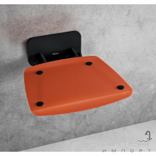 Сидение для ванной комнаты Ravak Ovo B II B8F0000061 Orange/Black