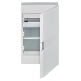 Двухрядный гибридный щит Hager Vega VB318MMP 18M с белой дверцей