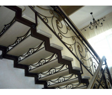 Кованые лестницы и перила современные металлические Legran