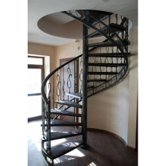 Винтовая лестница кованая с прочным металлокаркасом Legran Хмельник