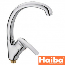 Змішувач для кухні Вухо на гайці HAIBA AGAT (Chr-011)