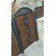 Кованые ворота с профнастилом и металлическими вставками упрочнённые Legran Сумы
