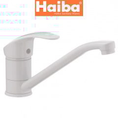 Змішувач для кухні ялинка на шпильці 25см HAIBA MARS WHITE білий Chr-004 Вознесенськ
