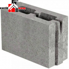 Блок строительный керамзитобетонный шлакоблок перегородочный 250х115х188 мм
