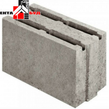 Блок строительный бетонный шлакоблок стеновой 390х190х188 мм