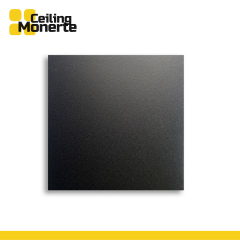 Плита потолочная Vinyl влагостойкая черная 600x600x8 Одесса