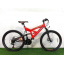 Спортивный велосипед 26 дюймов 18 рама Azimut черно-серый двухподвесной Черкассы