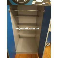 Кровать машина чердак машинка Гоночная Редбул RedBull с комодом-лестницей,со столом и шкафом Васильків