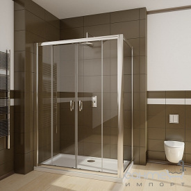 Боковая стенка Radaway Premium Plus DWJ+S/DWD+S S90 33403-01-08N (хром/коричневое)