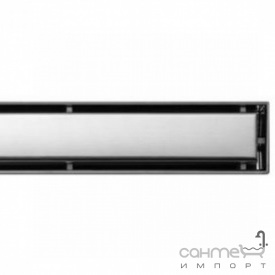 Решётка прямого дренажного канала TECE TECEdrainline Steel 2 601083 нержавеющая сталь