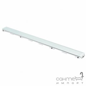 Решётка прямого дренажного канала TECE TECEdrainline Glas 600790 стеклянный/зеленый