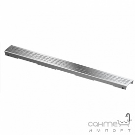 Решётка прямого дренажного канала TECE TECE Organic 600961 нержавеющая сталь матовый