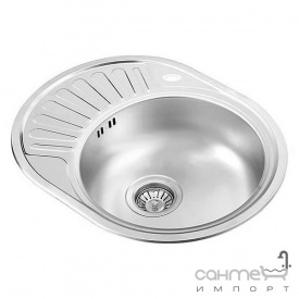 Кухонная мойка Ukinox Favorit FAL 577.447 GT 8K декор оборотная