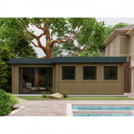 Хозблок из дерева 7,8х4,0 м. Modern barn - 127