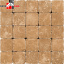 Тротуарная плитка брусчатка Камень Винтаж Авеню 60 мм 150х150 Мокко вибропрессованная Ковальская квадратик 15х15 6 см Бровары