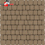 Тротуарная плитка брусчатка Креатив 60 мм Оливка мультиформатная вибропрессованная 6 см Киев