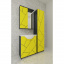 Комплект мебели Mikola-M Chaos с пеналом из пластика желтый серый 65 см Ромни