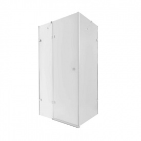 Душевая кабина Qtap Capricorn CRM10128RC6 120x80 см, стекло Clear 6 мм, покрытие CalcLess без поддона