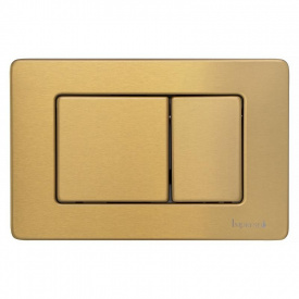 IMPRESE i7112, клавиша смыва, золото сатин, нержавеющая сталь