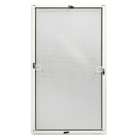 Москитная сетка алюминиевая на крючках 450x1250 мм белая