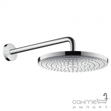 Фото - Верхний душ настенного монтажа Hansgrohe Raindance Select S 300 2jet 27378400 хром-белый Верхний душ настенного монтажа Hansgrohe Raindance Select S 300 2jet 27378400 хром-белый