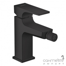 Смеситель для биде с донным клапаном Hansgrohe Metropol 32520340 черный браш