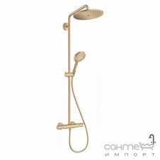 Душевая стойка с термостатом Hansgrohe Croma Select S Showerpipe 280 26890140 бронза браш
