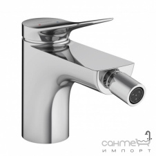 Смеситель для биде с сливным гарнитуром Hansgrohe Vivenis 75200700 Matt White матовый белый