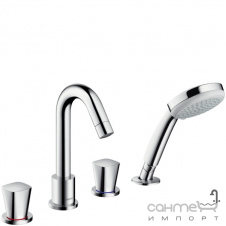 Змішувач для ванни на чотири отвори Hansgrohe Logis 71314000 Хром