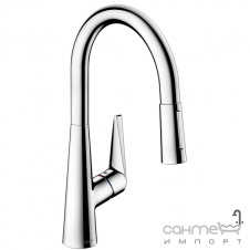 Змішувач для кухні з висувною лійкою Hansgrohe Talis S 72813000 Хром