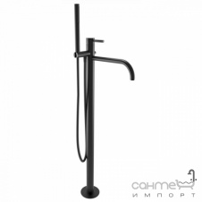 Смеситель для ванны напольный Bugnatese Kobuk KOBOP2260 nero матовый черный