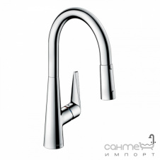 Смеситель для кухни с вытяжным изливом Hansgrohe Talis M51 72817000 хром