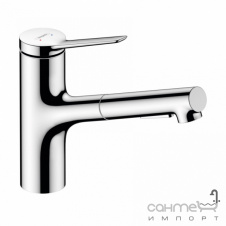 Смеситель для кухни с вытяжным изливом Hansgrohe Zesis M33 Eco 74810000 хром