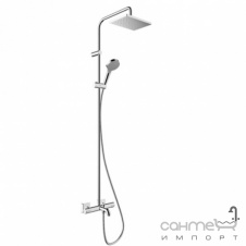 Душова стійка з термостатом для ванни Hansgrohe Vernis Shape 230 1jet 26284000 Chrome хром