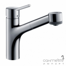 Смеситель для кухни с вытяжным изливом Hansgrohe Talis M52 32845000 хром