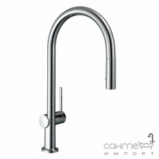 Смеситель для кухни с вытяжным изливом Hansgrohe Talis M54 72800000 хром