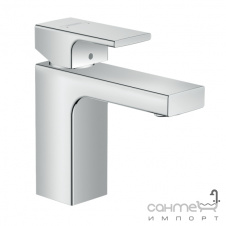 Смеситель для раковины с донным клапаном Hansgrohe Vernis Shape 100 71561000 хром