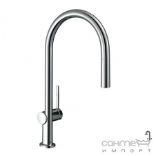 Смеситель для кухни с выдвижным изливом Hansgrohe Talis 1jet 72803000 хром