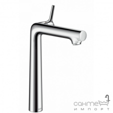 Высокий смеситель для раковины со сливным гарнитуром Hansgrohe Talis S 72115000 Хром
