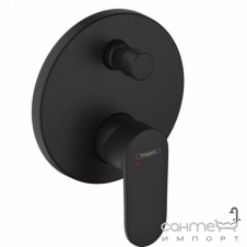 Смеситель для ванны скрытого монтажа Hansgrohe Vernis Blend 71466670 матовый черный