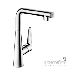 Смеситель для кухни с кнопкой управления Hansgrohe Talis Select S 72820800 нержавеющая сталь