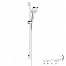 Душовий гарнітур версія EcoSmart Hansgrohe Croma Select E Multi 26591400 білий/хром