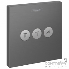 Запірно-перемикаючий прилад Hansgrohe ShowerSelect 15764340 чорний браш