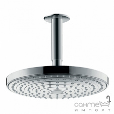 Верхній душ із стельовим кронштейном Hansgrohe Raindance Select S 240 2jet EcoSmart 26469000 хром