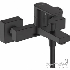Смеситель для ванны Hansgrohe Vernis Shape 71450670 матовый черный